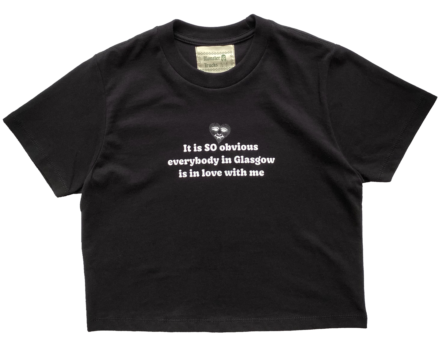 'It is SO obvious' black baby tee