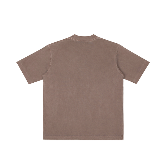 'It is SO obvious' tee in faded brown