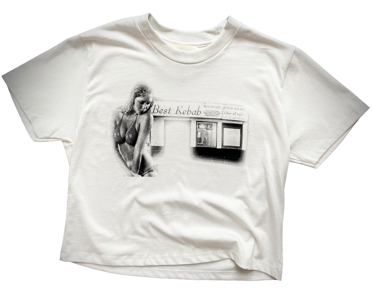 'Best Kebab' white baby tee