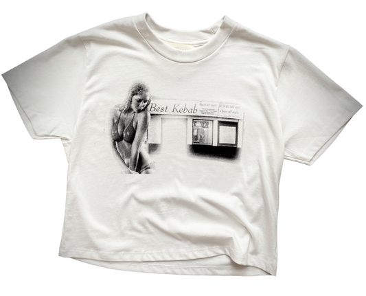 'Best Kebab' white baby tee