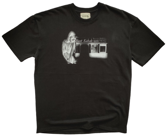 'Best Kebab' oversized black t-shirt